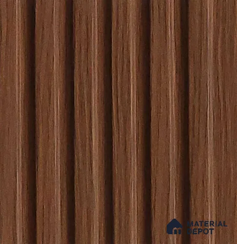 Brown Wooden Look Charcoal Louver/Panel 10 ft x 5 inch - 6 mm | Ideal for Feature Wall, Living Room, Bedroom, Home, TV Unit | PN 07101