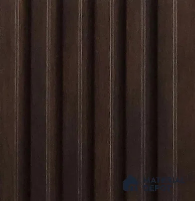 Brown Wooden Look Charcoal Louver/Panel 10 ft x 5 inch - 6 mm | Ideal for Feature Wall, Living Room, Bedroom, Home, TV Unit | PN 07104