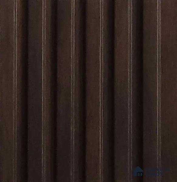 Brown Wooden Look Charcoal Louver/Panel 10 ft x 5 inch - 6 mm | Ideal for Feature Wall, Living Room, Bedroom, Home, TV Unit | PN 07104