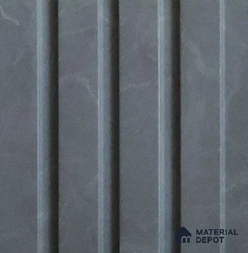 Grey Marble Look Charcoal Louver/Panel 10 ft x 5 inch - 6 mm | Ideal for Feature Wall, Living Room, Bedroom, Home, TV Unit | PN 07095