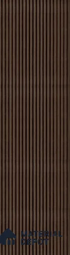 Brown Wooden Look Charcoal Louver/Panel 9.5 ft x 1 ft - 6 mm | Ideal for Feature Wall, Living Room, Bedroom, Home, TV Unit | PN 07152