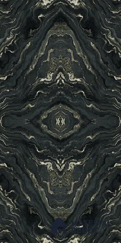 Black Marble Look LM 22283 8 ft x 4 ft Texture Finish Decorative Laminate - 1 mm | Suitable for TV Unit, Wardrobe, Kitchen Cabinets