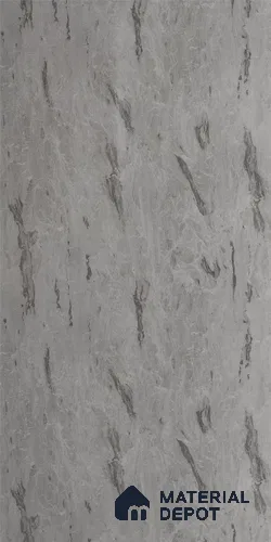 Grey Marble Look LM 21992 8 ft x 4 ft High Gloss Finish Decorative Laminate - 1 mm | Suitable for TV Unit, Wardrobe, Kitchen Cabinets