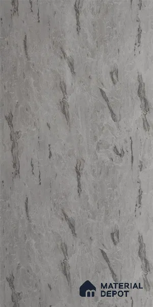 Grey Marble Look LM 21992 8 ft x 4 ft High Gloss Finish Decorative Laminate - 1 mm | Suitable for TV Unit, Wardrobe, Kitchen Cabinets
