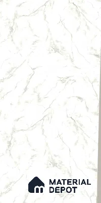 White Marble Look LM 22010 8 ft x 4 ft Texture Finish Decorative Laminate - 1 mm | Suitable for TV Unit, Wardrobe, Kitchen Cabinets