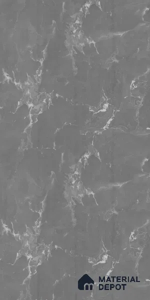 Grey Marble Look LM 22019 8 ft x 4 ft Texture Finish Decorative Laminate - 1 mm | Suitable for TV Unit, Wardrobe, Kitchen Cabinets