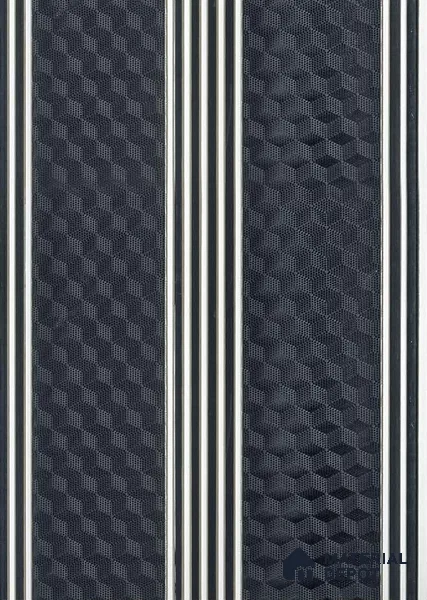 Grey Patterned Look PN 06510 8 ft x 1 ft Charcoal Panel/Louver - 6 mm
