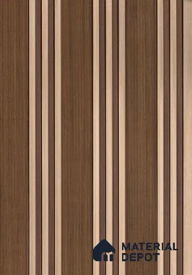 Brown Patterned Look PN 06516 8 ft x 1 ft Charcoal Panel/Louver - 6 mm