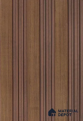 Brown Patterned Look PN 06519 8 ft x 1 ft Charcoal Panel/Louver - 6 mm