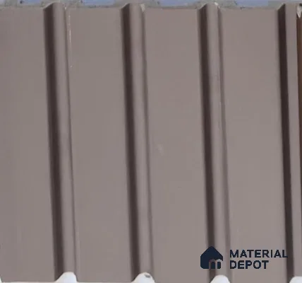 Purple Plain Colour Look PN 07897 9.5 ft x 5 inch Charcoal Panel/Louver - 11 mm