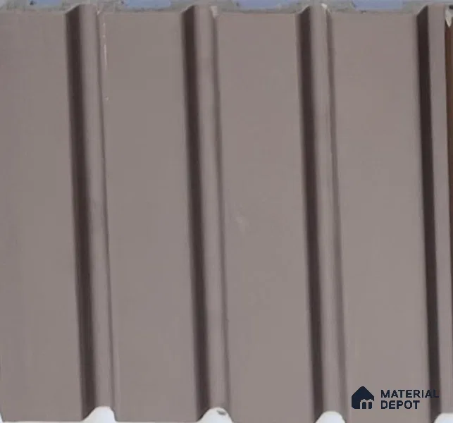 Purple Plain Colour Look PN 07897 9.5 ft x 5 inch Charcoal Panel/Louver - 11 mm