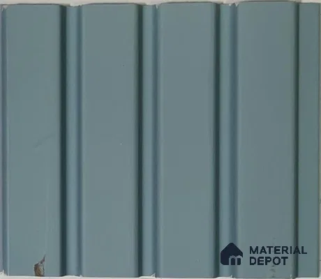 Blue Plain Colour Look PN 07900 9.5 ft x 5 inch Charcoal Panel/Louver - 11 mm