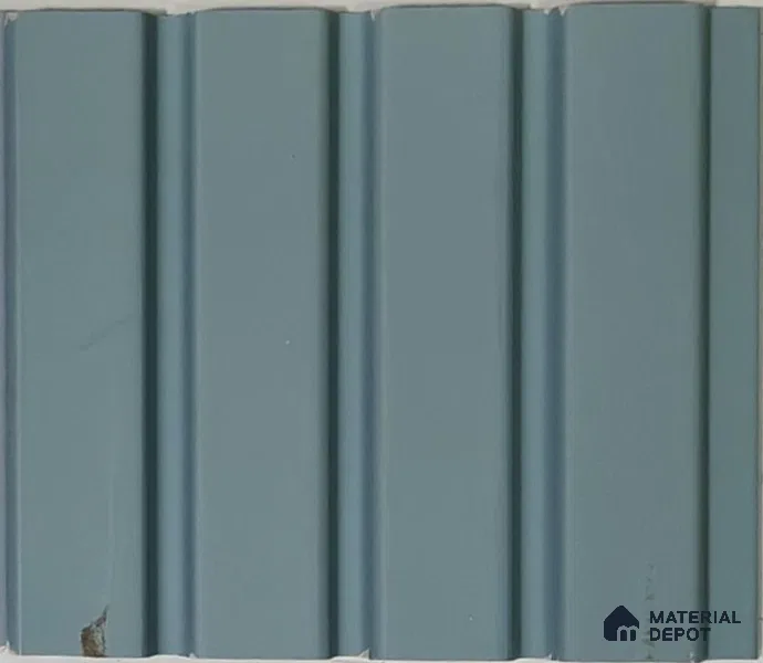 Blue Plain Colour Look PN 07900 9.5 ft x 5 inch Charcoal Panel/Louver - 11 mm
