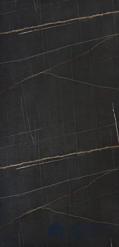 Black Marble Look LM 22040 8 ft x 4 ft Texture Finish Decorative Laminate - 1 mm | Suitable for TV Unit, Wardrobe, Kitchen Cabinets