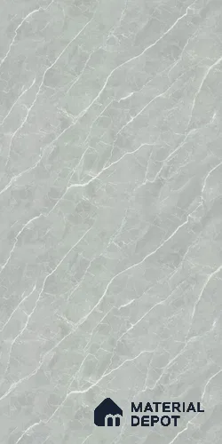 Grey Marble Look LM 22065 8 ft x 4 ft Texture Finish Decorative Laminate - 1 mm | Suitable for TV Unit, Wardrobe, Kitchen Cabinets