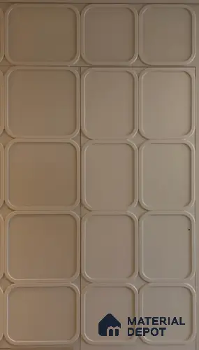 Pattern Design Rectangle 8 ft x 4 ft Duco Paintable CNC Made HDHMR - 17 mm