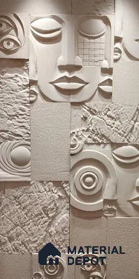 Relief Artwork 8 ft x 4 ft Duco Paintable CNC Made HDHMR - 30 mm
