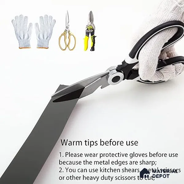 Self Adhesive Peel & Stick Strip Polish Black Glossy Finish Edgeline PM 00291 C | 5 mtr x 25 x 0.3 mm | Adhesive Type Installation | Suitable for Floor & Walls