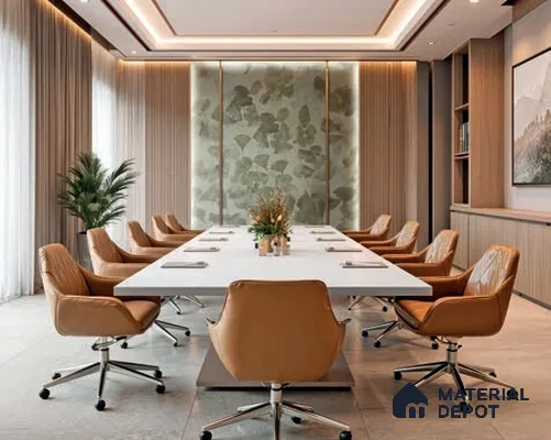 SI 6813 Warm Petals Brown Texture Finish Decorative Laminate | Suitable for interior applications in Kitchen Cabinates, Furniture, Wardrobe - 1 mm