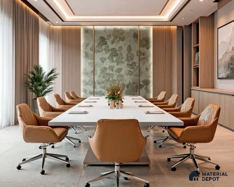 SI 6813 Warm Petals Brown Texture Finish Decorative Laminate | Suitable for interior applications in Kitchen Cabinates, Furniture, Wardrobe - 1 mm