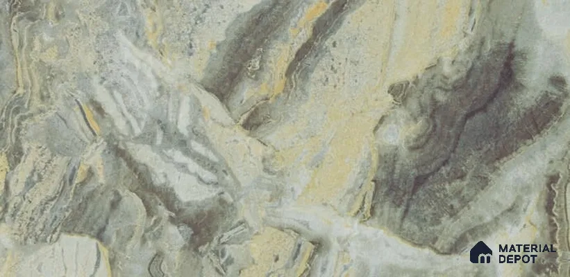 Stone Look SL 6808 Urban Quartzite Multi colour Texture Finish Decorative Laminate | Suitable for interior applications in Kitchen Cabinates, Furniture, Wardrobe - 1 mm