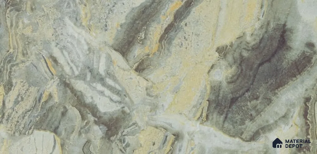 Stone Look SL 6808 Urban Quartzite Multi colour Texture Finish Decorative Laminate | Suitable for interior applications in Kitchen Cabinates, Furniture, Wardrobe - 1 mm