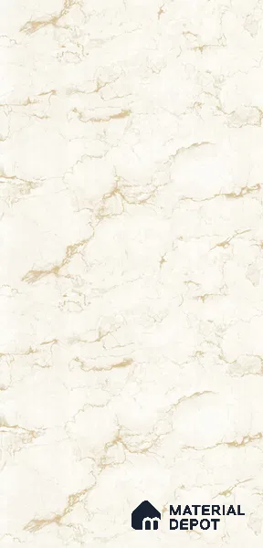 White Marble look LM 26208 8 ft x 4 ft Matte Finish Decorative Laminate - 1 mm | Suitable for TV Unit, Wardrobe, Kitchen Cabinets