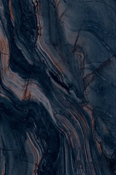 Blue Marble look LM 26209 8 ft x 4 ft Matte Finish Decorative Laminate - 1 mm | Suitable for TV Unit, Wardrobe, Kitchen Cabinets