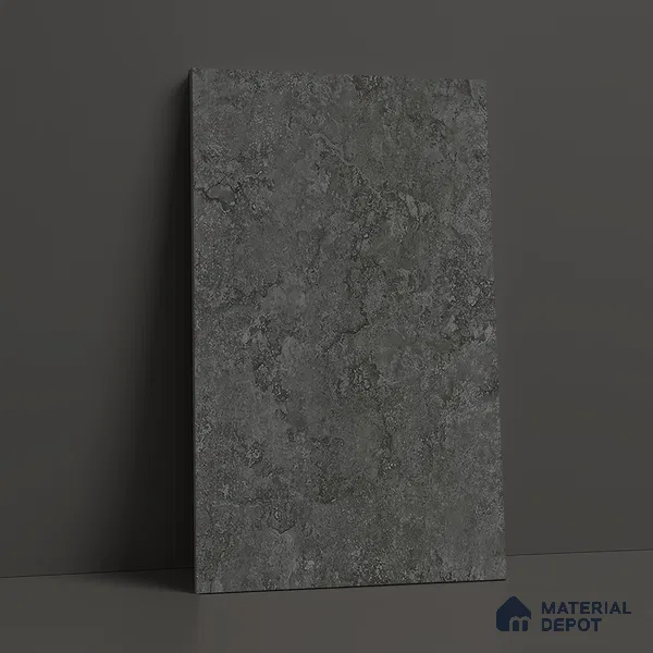 Stone Look LM 01198 Zenith Dark 8 ft x 4 ft Texture Finish Laminates - 1 mm  | Suitable for TV Unit, Wardrobe, Kitchen Cabinets