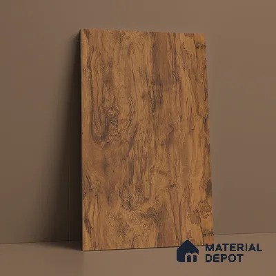 Wooden Look LM 01205 Toasted Timber 8 ft x 4 ft Texture Finish Laminates - 1 mm  | Suitable for TV Unit, Wardrobe, Kitchen Cabinets