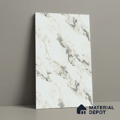 Marble Fluted Look LM 01363 Carve Craft 8 ft x 4 ft Texture Finish Decorative Laminate - 1 mm  | Suitable for TV Unit, Wardrobe, Kitchen Cabinets