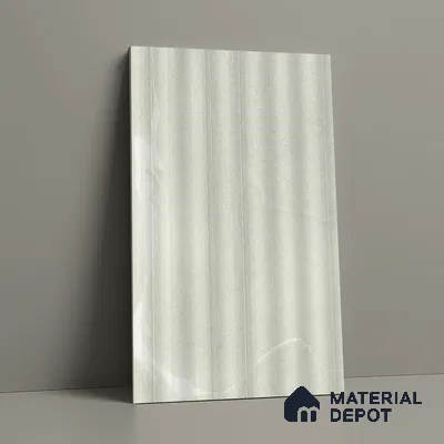 Marble Fluted Look LM 01365 Tokyo Rust 8 ft x 4 ft Texture Finish Decorative Laminate - 1 mm  | Suitable for TV Unit, Wardrobe, Kitchen Cabinets
