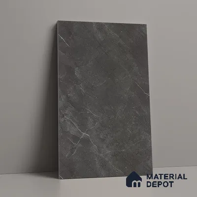 LM 01384 Iceland Dark Grey 8 ft x 4 ft Texture Finish Decorative Laminate - 1 mm  | Suitable for TV Unit, Wardrobe, Kitchen Cabinets