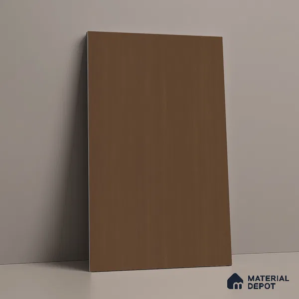 Wooden Fluted Look LM 01406 Nordic Walnut 8 ft x 4 ft Texture Finish Decorative Laminate - 1 mm | Suitable for TV Unit, Wardrobe, Kitchen Cabinets