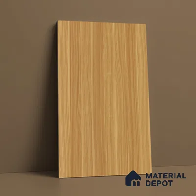 LM 01410 Brown Woodscar 8 ft x 4 ft PU Finish Decorative Laminate - 1 mm  | Suitable for TV Unit, Wardrobe, Kitchen Cabinets