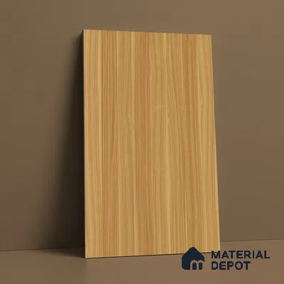 LM 01424 Brown Woodscar 8 ft x 4 ft Texture Finish Decorative Laminate - 1 mm  | Suitable for TV Unit, Wardrobe, Kitchen Cabinets