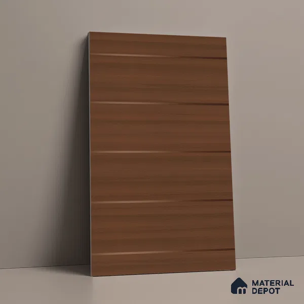 Wooden Look LM 01435 Rich Cocoa 8 ft x 4 ft Texture Finish Decorative Laminate - 1 mm | Suitable for TV Unit, Wardrobe, Kitchen Cabinets