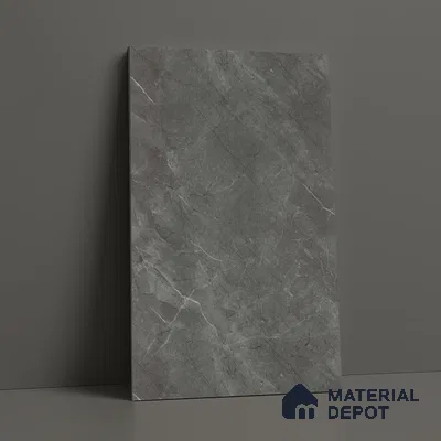 LM 01445 Iceland Dark Grey 8 ft x 4 ft Super Matte Finish Decorative Laminate - 1 mm  | Suitable for TV Unit, Wardrobe, Kitchen Cabinets