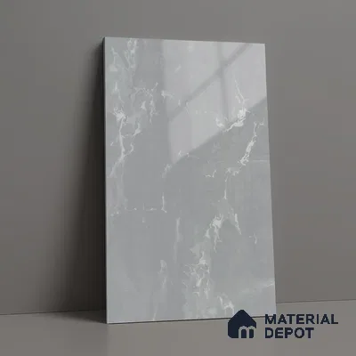 LM 01462 Tokyo Grey 8 ft x 4 ft High Gloss Finish Decorative Laminate - 1 mm  | Suitable for TV Unit, Wardrobe, Kitchen Cabinets