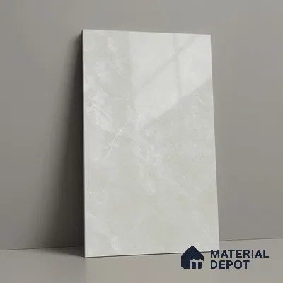 LM 01465 Iceland Grey 8 ft x 4 ft High Gloss Finish Decorative Laminate - 1 mm  | Suitable for TV Unit, Wardrobe, Kitchen Cabinets