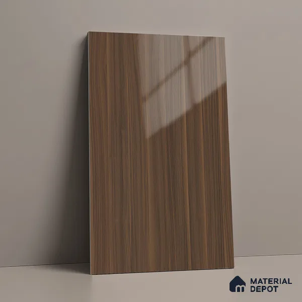 Wooden Look LM 01472 Tango Wood 8 ft x 4 ft High Gloss Finish Decorative Laminate - 1 mm  | Suitable for TV Unit, Wardrobe, Kitchen Cabinets
