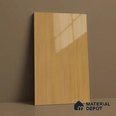 Wooden Look LM 01475 Blast Cedar Yoko 8 ft x 4 ft High Gloss Finish Decorative Laminate - 1 mm  | Suitable for TV Unit, Wardrobe, Kitchen Cabinets