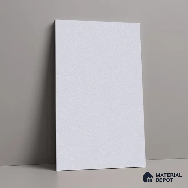 LM 01500 Designer White 8 ft x 4 ft Suede Finish Decorative Laminate - 1 mm  | Suitable for Living Room, Kitchen, Office
