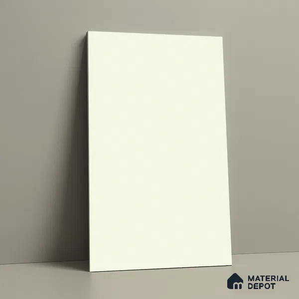 LM 01501 Frosty White 8 ft x 4 ft Suede Finish Decorative Laminate - 1 mm  | Suitable for Living Room, Kitchen, Office