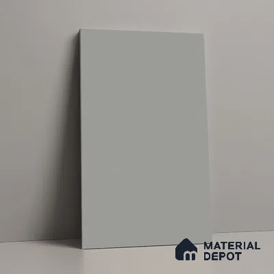 LM 01504 Light Grey 8 ft x 4 ft Suede Finish Decorative Laminate - 1 mm  | Suitable for Living Room, Kitchen, Office
