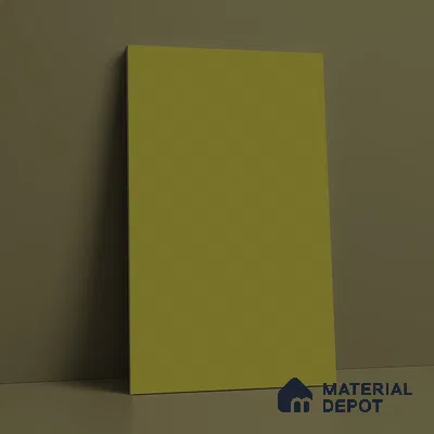 LM 01513 Olive 8 ft x 4 ft Suede Finish Decorative Laminate - 1 mm  | Suitable for Living Room, Kitchen, Office
