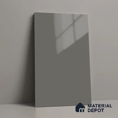 LM 01526 Mud Ash 8 ft x 4 ft High Gloss Finish Decorative Laminate - 1 mm  | Suitable for Living Room, Kitchen, Office