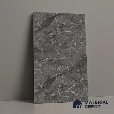 Grey Marble Look LM 18811 8 ft x 4 ft Texture Finish Decorative Laminate - 1 mm | Suitable for TV Unit, Wardrobe, Kitchen Cabinets