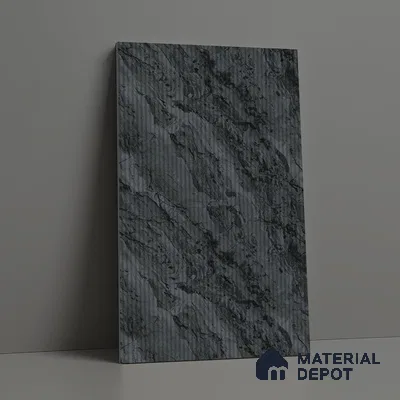 Grey Marble Look LM 18815 8 ft x 4 ft Texture Finish Decorative Laminate - 1 mm | Suitable for TV Unit, Wardrobe, Kitchen Cabinets