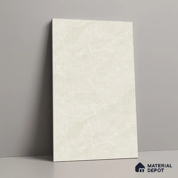 Beige Marble Look LM 18816 8 ft x 4 ft Texture Finish Decorative Laminate - 1 mm | Suitable for TV Unit, Wardrobe, Kitchen Cabinets